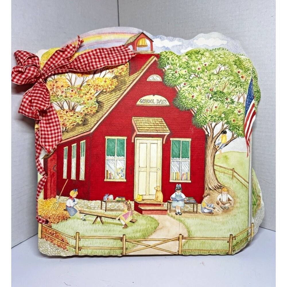 Be Still My Heart Memory Album Die-Cut Schoolhouse by Brigitte Lopez (Bx X)
